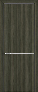 Недавно просмотренные - Дверь Z K10 toppan дуб темный, ALU кромка хром, молдинг серебро, глухая