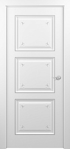 Недавно просмотренные - Дверь ZADOOR Grand Т3 decor эмаль White patina Silver, глухая