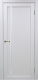 Дверь Эко 527.121 АПС белый лед молдинг SC, сатинат