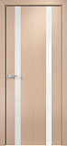 Дверь Оникс Верона 2 беленый дуб, триплекс белый