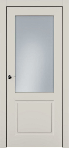 Дверь Кл2с эмаль латте, сатинат