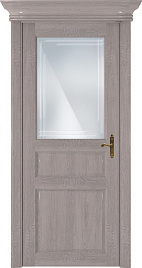 Недавно просмотренные - Дверь Статус CLASSIC 532 дуб серый, стекло сатинато с алмазной гравировкой грань