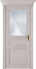 Недавно просмотренные - Дверь Статус CLASSIC 532 дуб белый, стекло сатинато с алмазной гравировкой грань
