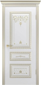 Недавно просмотренные - Дверь ИУ Эмаль Корона Трио В3 эмаль белая патина золото, глухая