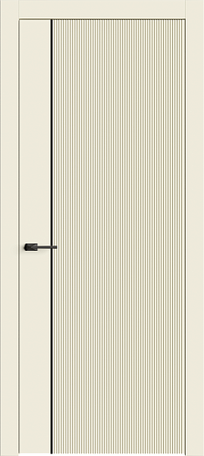 Дверь Лайн2М эмаль RAL 9001, глухая