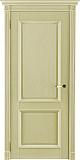 Дверь ДР массив дуба Афина эмаль слоновая кость, глухая