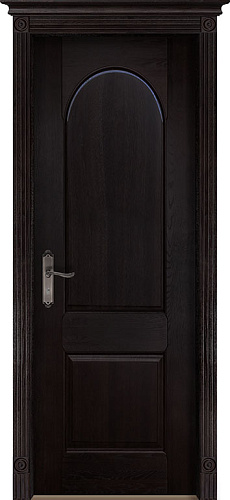 Дверь ДР массив дуба Чезана венге, глухая