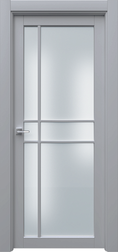 Дверь Ронд2Р6с эмаль RAL 7047, сатинат