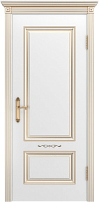 Недавно просмотренные - Дверь ИУ Эмаль Классика Аккорд В1 эмаль белая патина золото, глухая