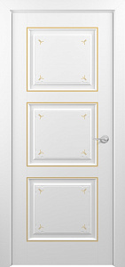 Недавно просмотренные - Дверь Z Grand Т3 decor эмаль White patina Gold, глухая