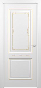 Недавно просмотренные - Дверь Z Venecia Т1 decor эмаль White patina Gold, глухая