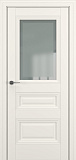 Дверь Z Ампир В3 экошпон молочный, сатинат