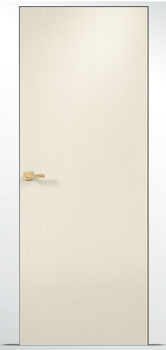 Дверь Оникс скрытая с отделкой эмаль слоновая кость, стандартная