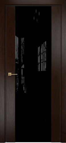 Дверь Оникс Парма 1 палисандр, глухая лакобель RAL 9005