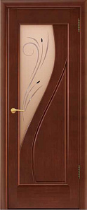 Недавно просмотренные - Дверь Покровские двери Даяна анегри темный, стекло бронза с гравировкой АП-27