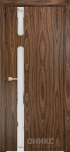 Дверь Оникс Рондо орех американский, сатинат