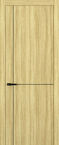 Дверь Z K17 toppan дуб натуральный, молдинг черный, глухая