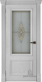 Недавно просмотренные - Дверь ДР Elegante classico шпон Корсика perla с широким фигурным багетом, стекло Маэстро