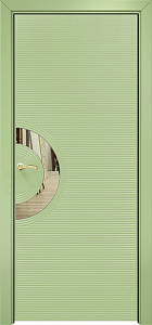 Недавно просмотренные - Дверь Оникс Диамант эмаль фисташковая, глухая с зеркальной вставкой