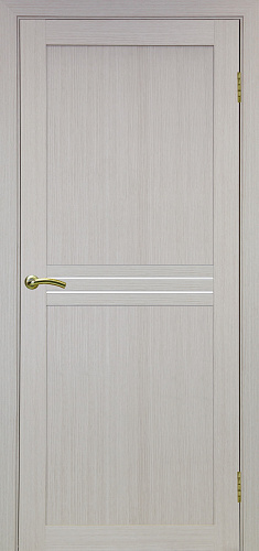 Дверь Эко 552.12 дуб беленый, lacobel белый