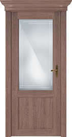Недавно просмотренные - Дверь Статус CLASSIC 521 дуб капуччино, стекло сатинато с алмазной гравировкой грань