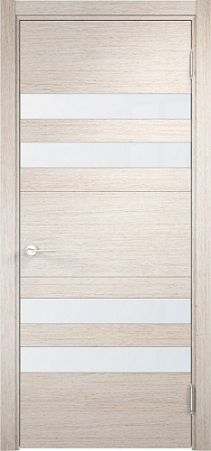 Дверь V Casaporte экошпон Турин 10 дуб бежевый вералинга, лакобель белый