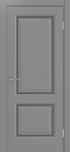 Дверь Эко Neo 602С.2121 серый, сатинат бронза