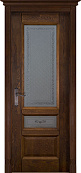 Схожие товары - Дверь Ока массив дуба DSW сращенные ламели Аристократ №3 античный орех, стекло каленое с узором