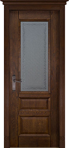 Недавно просмотренные - Дверь Ока массив дуба DSW сращенные ламели Аристократ №2 античный орех, стекло каленое с узором