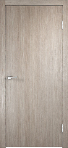 Дверь с четвертью экошпон Smart Гладкая капучино, глухая