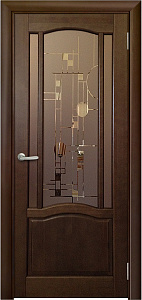 Недавно просмотренные - Дверь Берест массив сосны Гамма кофе, стекло отражение