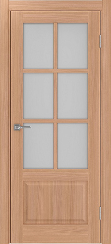 Дверь Эко 641.2221 ОФ3 ясень темный, сатинат