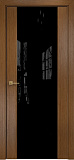 Дверь Оникс Престиж орех, триплекс черный
