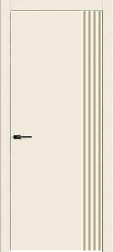 Дверь Лайн6 эмаль RAL 9001, глухая