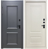 Входная дверь Матадор ТЕРМО Штандарт RAL 7024/панель белый матовый