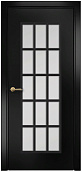 Схожие товары - Дверь Оникс Турин фрезерованная эмаль черная, сатинато с решеткой №2