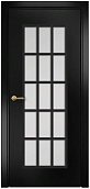 Схожие товары - Дверь Оникс Турин фрезерованная эмаль черная, сатинато с решеткой №2