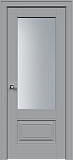 Дверь Делт-2с эмаль серая, сатинат
