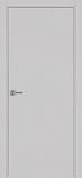Дверь Эко 201 пепельный, кромка AL хром SC с 2-х сторон, глухая