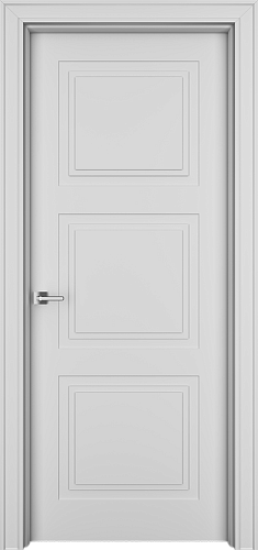 Дверь Паспарту-33 эмаль белая, глухая