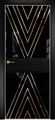 Схожие товары - Дверь Оникс Соло 2 эмаль черная по ясеню, глухая, Lacobel RAL 9005 Ромбы зеркало
