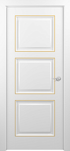 Недавно просмотренные - Дверь Z Grand Т1 эмаль White patina Gold, глухая