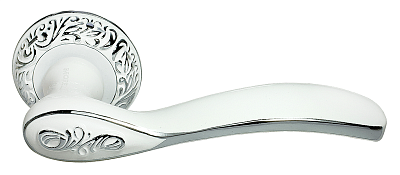 Межкомнатная ручка Morelli DIY MH36-CLP, белый/хром