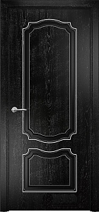 Недавно просмотренные - Дверь Оникс Венеция фрезерованная эмаль черная патина серебро, глухая