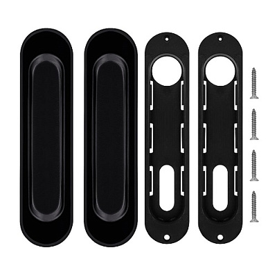 Ручка для раздвижной двери SOFT LINE SL-010 BL черный