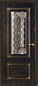 Схожие товары - Дверь Оникс Мадрид эмаль черная патина золото, зеркало гравировка Британия