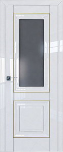 Недавно просмотренные - Дверь ProfilDoors 28L белый люкс, молдинг золото, стекло графит