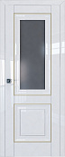 Схожие товары - Дверь ProfilDoors 28L белый люкс, молдинг золото, стекло графит