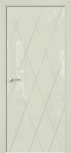 Недавно просмотренные - Дверь Оникс Арт, лакобель слоновая кость RAL 1013, витраж контурный №11