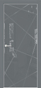 Схожие товары - Дверь Оникс Арт, лакобель серый RAL 7040, контурный витраж №5
